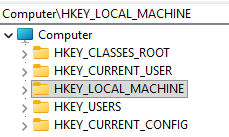registry editor